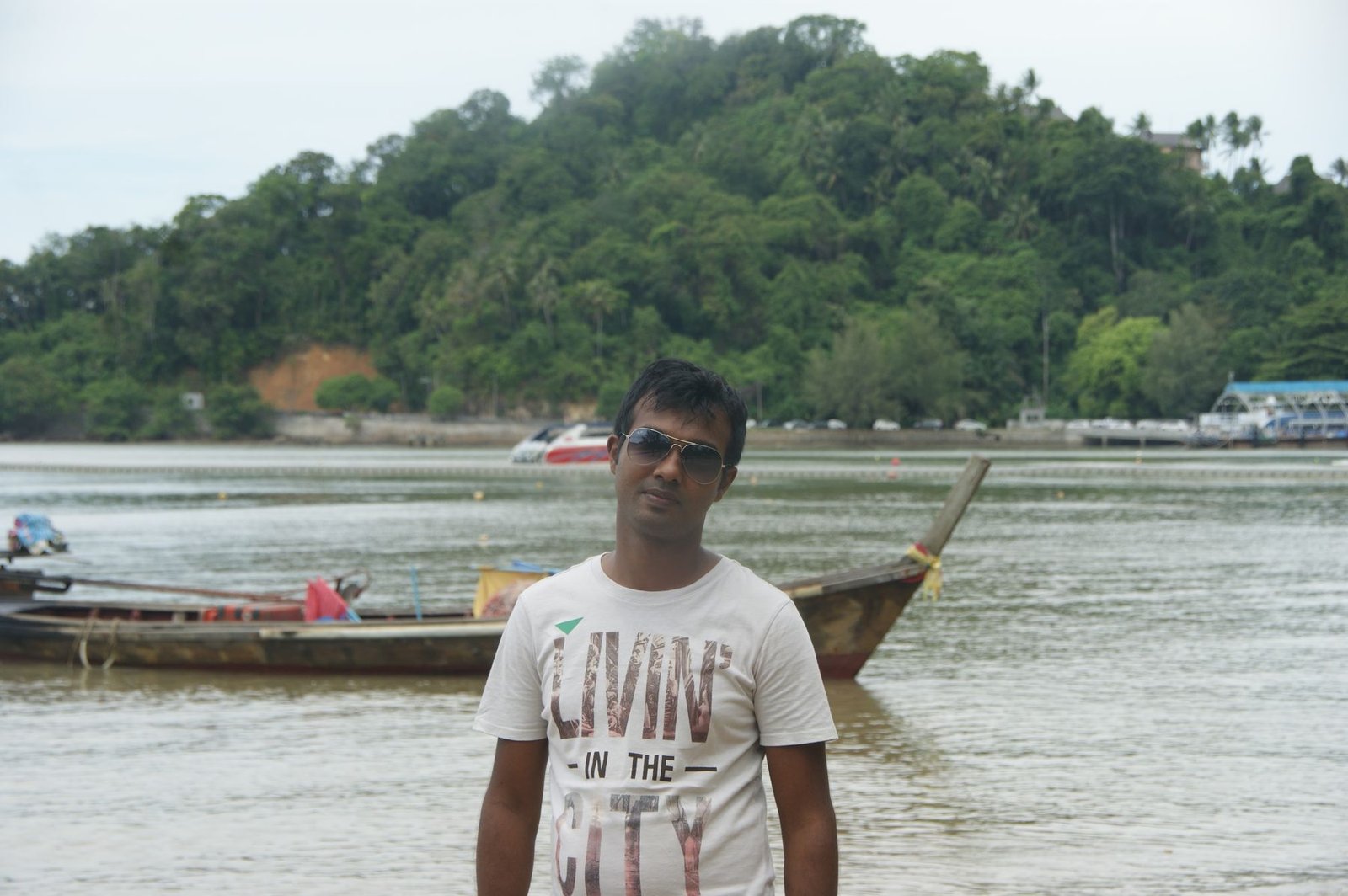 Limestone karst beach, Thailand